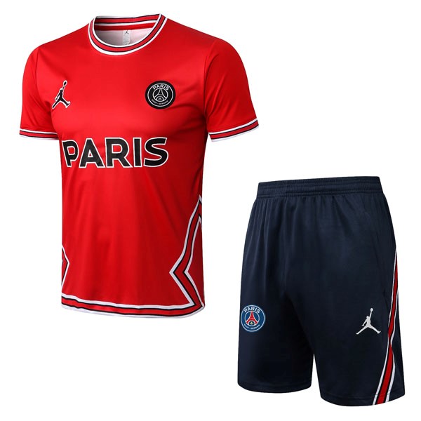 Camiseta Entrenamiento PSG Conjunto Completo 2022 2023 Rojo 2